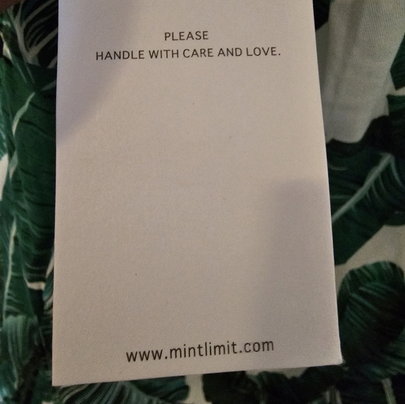 A,new retro dress banana leaf print halter 1950's - Picture 4 of 5